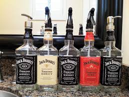 Jack Daniels Whiskey Soap Dispenser Bathroom Decor Glass Etsy In 2020 Jack Daniels Soap Dispenser Whiskey Soap Glass Soap Dispenser