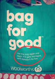 Reusable bags made from recycled bottles. Woolworths Supermarket Shoppers Blown Away By Little Known Free Policy On Bag For Good Carry Bags 7news Com Au
