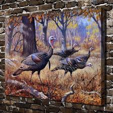 Maybe you would like to learn more about one of these? Ron Jenkins Wild Turkey Hd Canvas Print Posters Home Decor Paintings Living Room Bedroom Wall Art Picture Wish