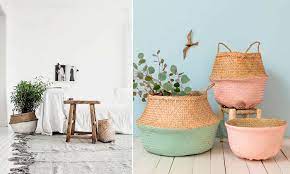 Ver más ideas sobre cestas, decoración de unas, manualidades. Ideas Para Decorar Con Cestas De Mimbre