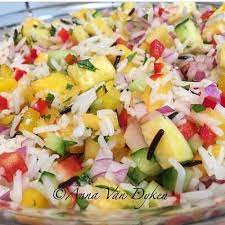 Summer Rice Salad Recipe Rice Salad Salad Summer Salads
