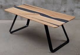 Live Edge Table Made Of Oak Black Epoxy Table Matte Finished Resin Table River Table With Steel Legs Custom Live Edge Dining Table Live Edge Table Live Edge Dining Table Resin