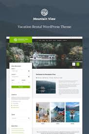 Mountain View Vacation Rental Wordpress Theme Mountainview A Lightweight And Powerful Wordpress Vacation Rental Management Wordpress Theme Vacation Rental