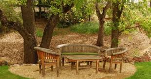 Crushed Rock Patio Design Ideas Pictures Remodel And Decor Backyard Sitting Areas Garden Seating Area Garden Sitting Areas