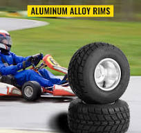 USKI Pneus et Jantes Go Kart, Jantes Avant 2pcs, Roues et ...