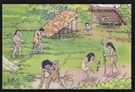 Masih menerapkan sistem food gathering atau mengumpulkan makanan. Masa Food Producing Donisaurus