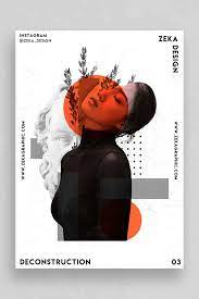 deconstruction poster design inspiration by zeka design minimalist graphic design poste graphic design layouts graphic design posters minimalist graphic design
