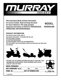 Tool parts direct has thousands of mower parts to fix murray tools. Murray Lawn Mower 405000x8b 387002x92a 387002x92na User Manual Manualzz