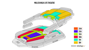 milwaukee miller high life theatre seating chart english