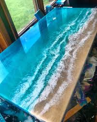 Ocean Epoxy Table Resin Furniture Wood Resin Table Epoxy Resin Table