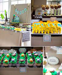 Party food included cupcakes and sharon did all of the animals herself out of fondant icing. Kara S Party Ideas Safari Jungle Wild One Animal 1st Birthday Party Planning Ideas