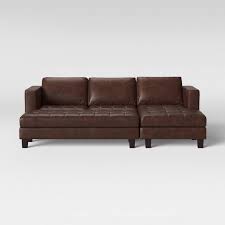 Shop.alwaysreview.com has been visited by 1m+ users in the past month Edgemere Sofa Sectional With Tufting And Large Ottoman Brown Faux Leather Box 1 Project 62 Furniture Deals 2 E Com Auction Equip Bid