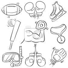 Dennoch musste sich auch das unternehmen auf einen geänderten markt einstellen. Gekritzel Sportgerate Hand Zeichnen Fototapete Fototapeten Skizzenhaften Bowling Boxen Myloview De