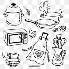 Download this hand drawn kitchen tools doodle set of cooking utensils vector illustration with cute line design, chef hat clipart, kitchen, utensil transparent png or vector file for free. Black Line Png Images Vector And Psd Files Free Download On Pngtree