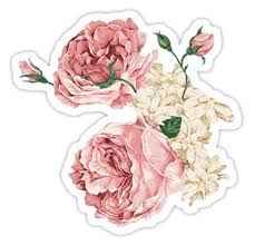 Rambling Rose Flowers Sticker By Raan In 2020 Aesthetic Stickers Tumblr Stickers Stickers