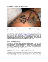 For lip liners, theoretically, it can be done. Debunking 6 Common Myths About Laser Tattoo Removal By Dan Martin Issuu
