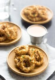 Baked Coconut Calamari With Spicy Yogurt Dip Calamari Recipes Food Recipes