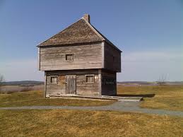A military fortification constructed of sturdy material, such as concrete. Blockhouse Wikipedia