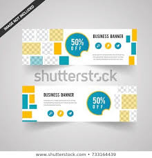 Vector Colorful Business Standard Size Web Banners Modern Design Concept For Corporate Website Advertising Business Banner Web Banner Banner