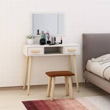 Free next day delivery on eligible orders for amazon prime members | buy dressing table chairs for bedrooms on amazon.co.uk. Vanimeu Velvet Dressing Table Stool Beige Dressing Table Chair Makeup Vanity Stool Chair Bedroom Chair Stool For Dressing Table Wood Legs Furniture Mfb Afg Bedroom Furniture