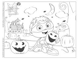 Plus, it's an easy way to celebrate each season or special holidays. Super Why Halloween Coloring Page Kids Pbs Kids For Parents