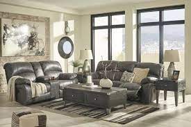 Slate Reclining Sofa And Loveseat Katy Furniture Power Reclining Sofa Reclining Sofa Living Room Sets
