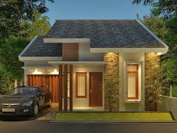 Desain Rumah Batu Alam Sederhana Sinergi Stone