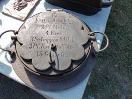 Antikes Waffeleisen Aus Gusseisen Omas Gusseisernes Waffeleisen Altes Waffeleisen Fur Kohleherd Waffeleisen Mit Ring Waffeleis Antikmarkt Antik Waffeleisen