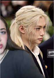Felix with long blonde braided hair always reminded me of Legolas #fel...