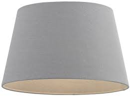 14 cotton coolie pendant or table lampshade in grey colour £ 8.00. Cici Grey Fabric 18 Inch Tapered Floor Table Lamp Shade Cici 18gry