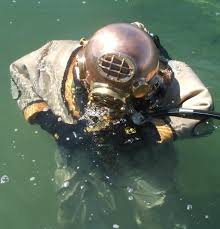 Image result for deep sea diving helmet