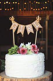 Super Baby Shower Cake Topper Banner Free Printable Ideas Baby Shower Cake Topper Girl Baby Shower Girl Diy Girl Shower Cake