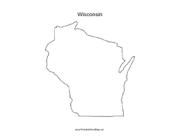 Choose from wisconsin map stock illustrations from istock. Wisconsin Blank Map