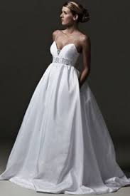 This Is It This Is It Perfect Found On Www Dresssale Com Was Priced Between Wedding Dresses Taffeta Empire Waist Wedding Dress Wedding Dresses With Straps