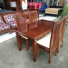 Membeli set meja makan minimalis via online ternyata bisa jadi pilihan untuk kamu yang. Jual Jaya Murni Furniture Meja Makan Kayu Meja Makan Minimalis Meja Makan Murah Free Ongkir Terbaru Juli 2021 Blibli