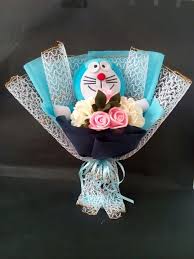 Doraemon Bouquet Doll Bouquet Buket Boneka Doraemon Buket Bunga Kain Buket Bunga Buket