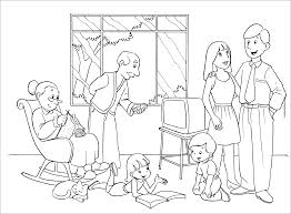 Antigamente era feriado religioso no brasil, por ser também o dia de nossa senhora da imaculada conceição. Familia Para Colorir Pesquisa Do Google Desenho Familia Desenhos Para Colorir Desenhos
