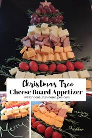 Foods shaped in festive ways is tacky to some but i just love it. Christmas Tree Cheese Board Platter Walking On Sunshine Recipes