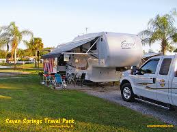 Seven Springs Travel Park In New Port Richey Florida Nice Winter Quarters Http Www Snowbirdrvtrails Com Spring Trip Rv Parks Route
