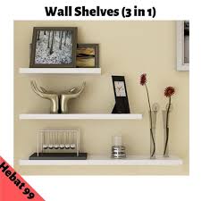 Berikut ini catalog model rak dinding kami: Buy Ready Stock Floating Wall Shelves Rack Ikea Shelf Book Storage Shelf Racks Shelves 3 In 1 Set Rak Dinding Seetracker Malaysia