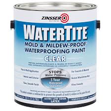 099000 Watertite Clear Waterproofing Paint Rust Oleum For Interior Or Exterior Floor And Wall Applica Waterproofers Painting Concrete Walls Painting Concrete
