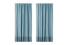 2 pair 4 panels ikea hedda blad semi sheer black white floral curtain orange dot. The Best Blackout Curtains Reviews By Wirecutter