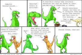 Symbolic Interactionism Dinosaur Fun Comics Comics
