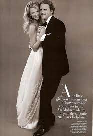 Another melding of two empires, louis vitton luxury goods and italian wine. Alessandro Vallarino Gancia Et Delphine Arnault Dior Gown Wedding Dresses Gown Wedding Dress