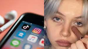 How to cover dark circles and bags under eyes. Tiktok S New Makeup Trend Is Faking Under Eye Bags Teen Vogue