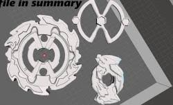 108k.) this dragon from beyblade coloring pages for individual and noncommercial use only, the copyright belongs to their respective creatures or owners. Beyblade Burst Ace Dragon 3d Models Stlfinder