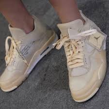 Nike X Off White Sail 4s Release Date July 25 2020 Update Follow Fashionable Mention For More Sneaker Ne In 2020 Air Jordans Nike Sneakers Outfit Off White Shoes