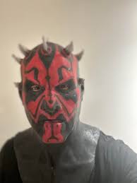 Just arrived…my Maul silicone mask…had to try it on!