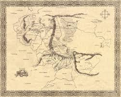 Lotrmap Jpg Jpeg Image 1606x1282 Pixels Mapa Da Terra Media Mapa De Fantasia Terra Media