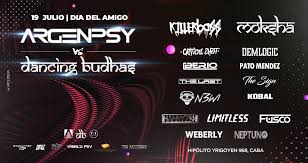 Argentina, chile, uruguay y brasil lo festejan el 20 de julio, pero muchos otros países lo hacen en días distintos. Dancing Budhas Argenpsy Friendship Day 19 Jul 2019 Buenos Aires Argentina Goabase à¥ Parties And People